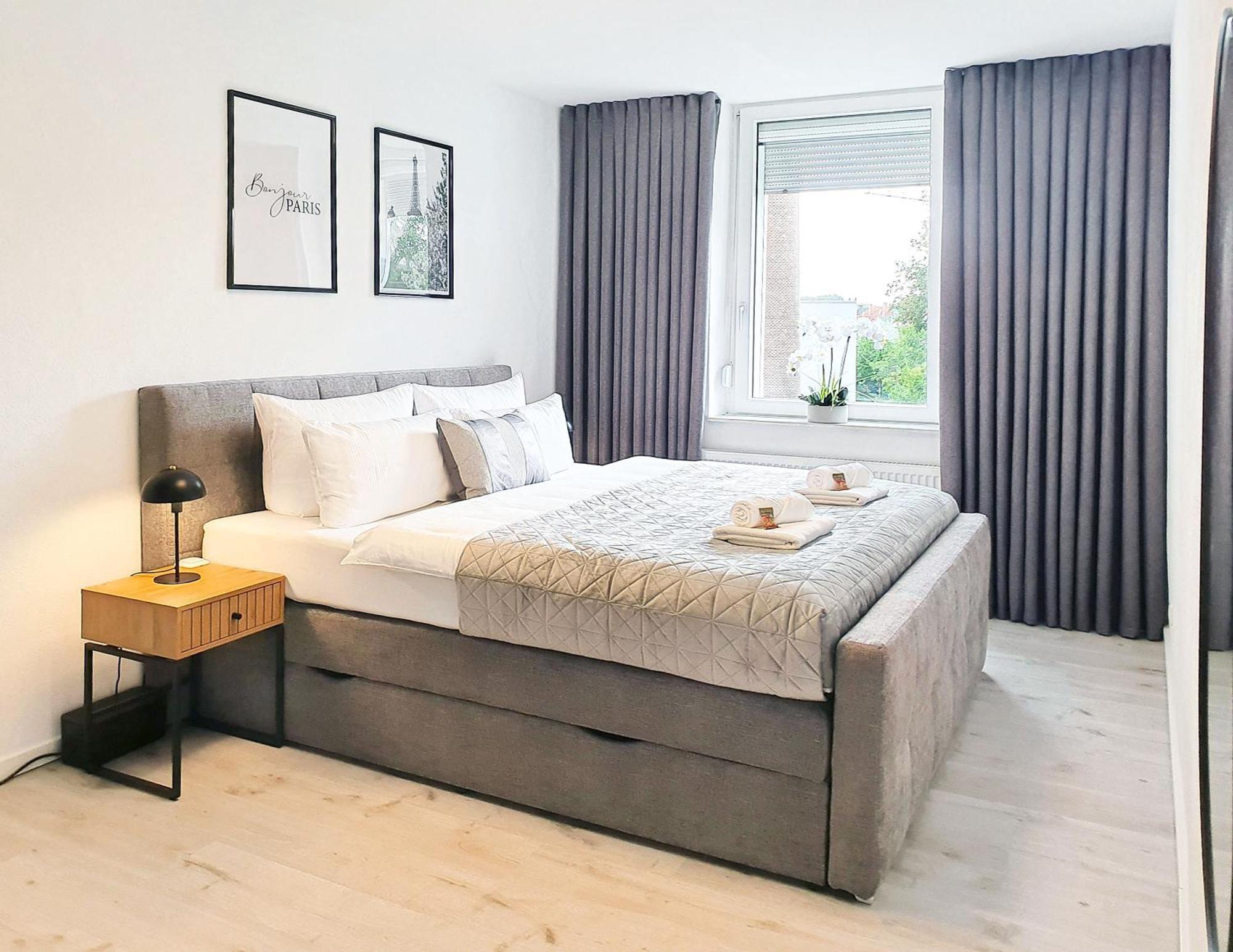 Livation - Apartments Hamm-Mitte - 2 Zi - Nespresso - Smarttv - Freewifi - Ausgestattete Kueche - 24H Check-In - Bis 4 Pers Pro Apartment Hamm  Kültér fotó