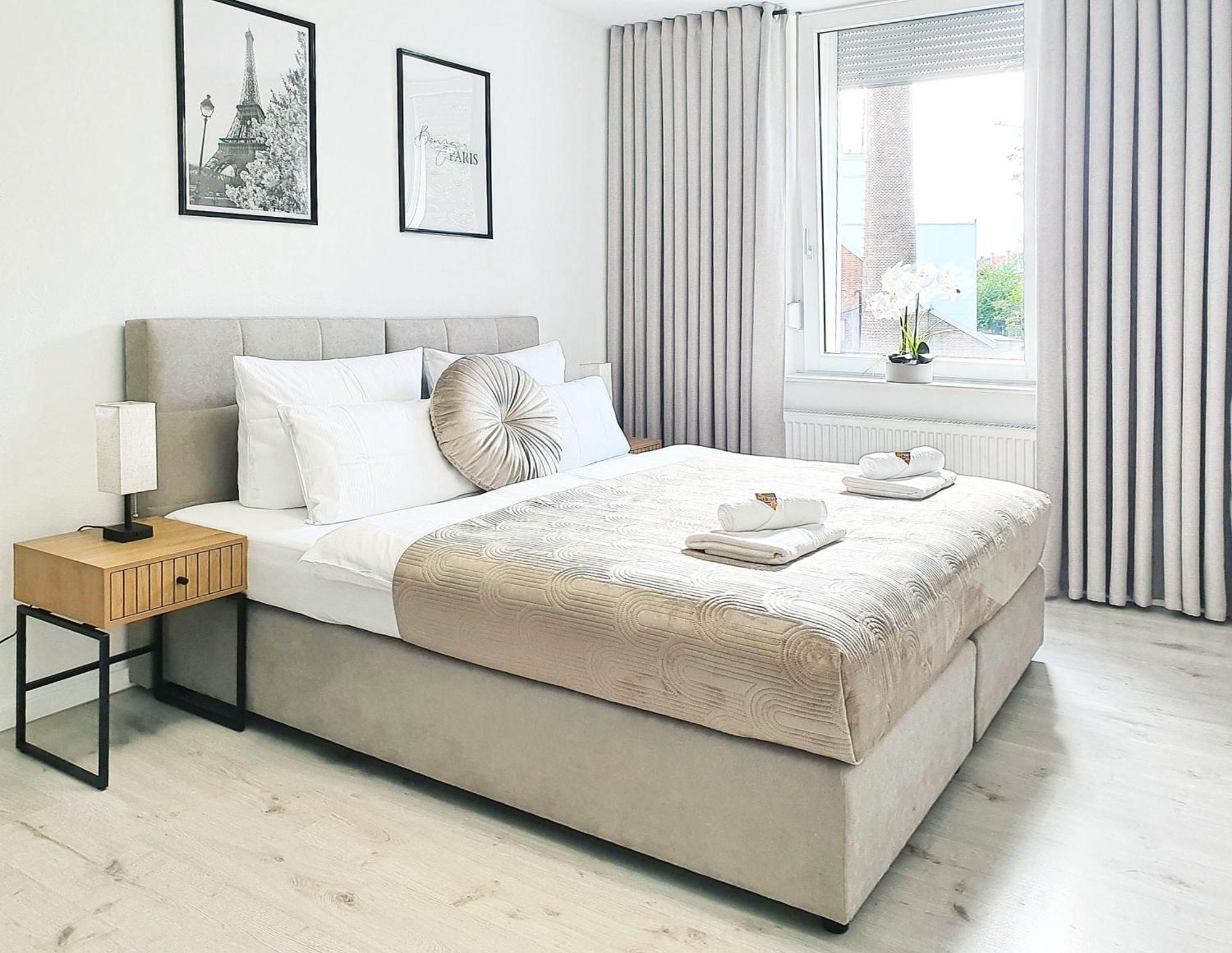 Livation - Apartments Hamm-Mitte - 2 Zi - Nespresso - Smarttv - Freewifi - Ausgestattete Kueche - 24H Check-In - Bis 4 Pers Pro Apartment Hamm  Kültér fotó